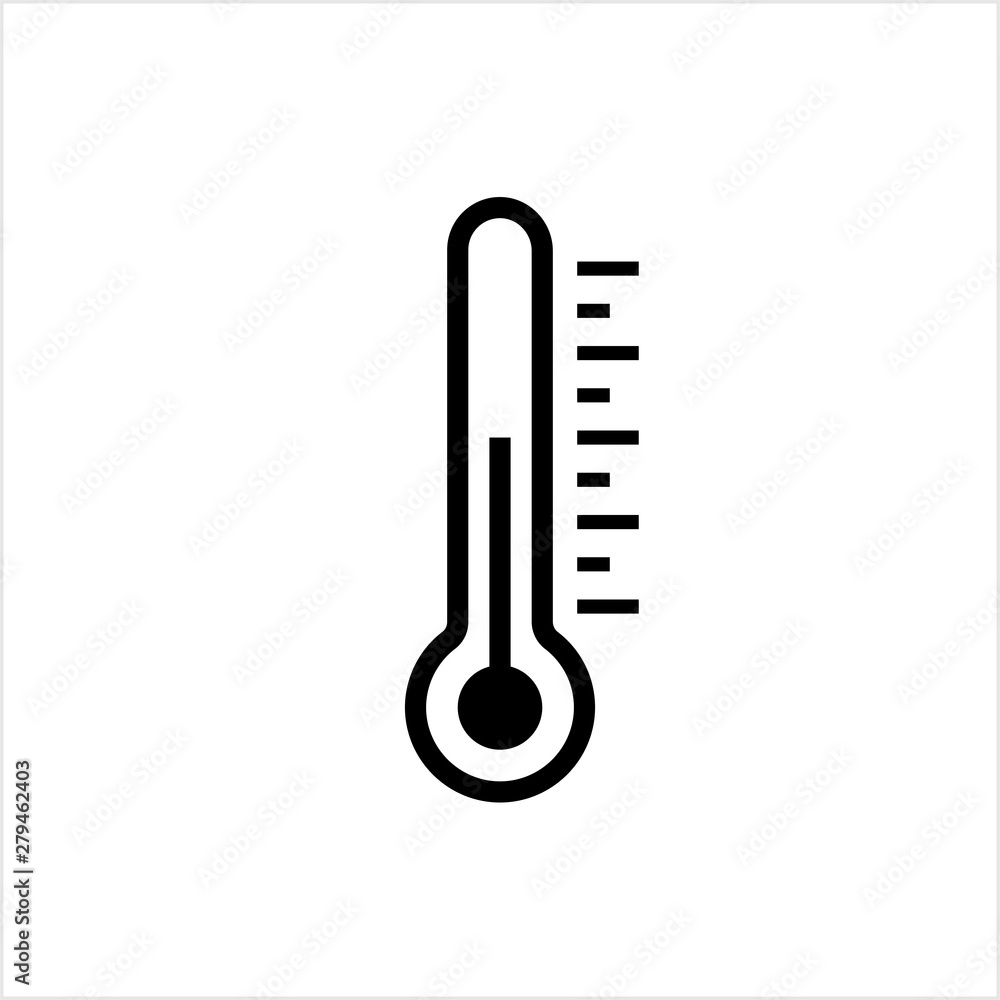 Thermometer Icon, Temperature Meter Thermometer Icon, Temperature Meter
