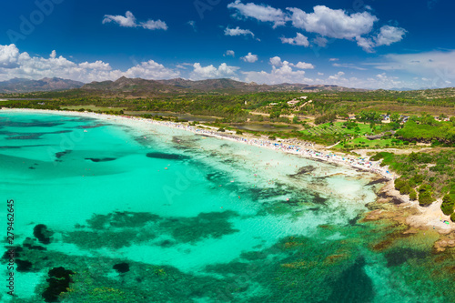 Cala Brandinchi beach on Sardinia island, Italy, Europe