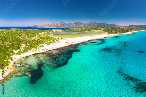Fototapeta Naklejka Na Ścianę i Meble -  Porto Giunco beach, Villasimius, Sardinia, Italy