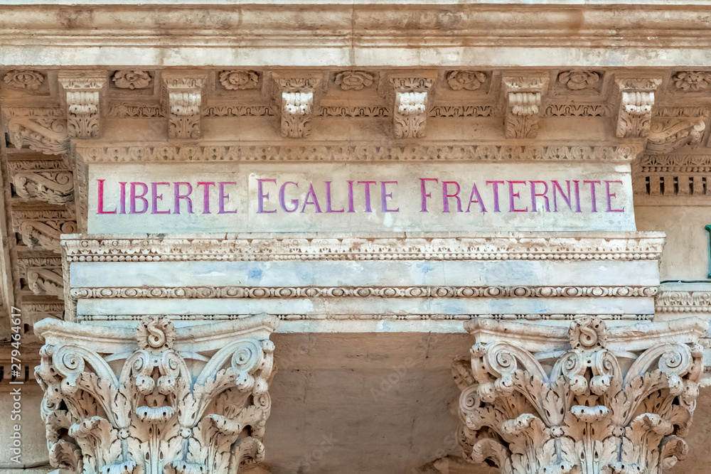 Signification De La Devise Liberté égalité Fraternité liberté, égalité, fraternité, devise de la république française Stock