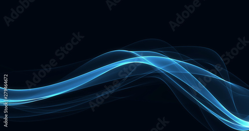 glowing blue lines on dark background