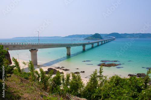 Wallpaper Mural Tsunoshima Bridge in Shimonoseki, Yamaguchi, Japan Torontodigital.ca