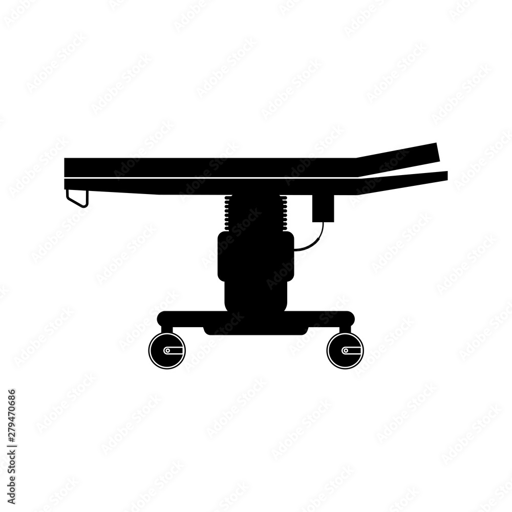 Operating table sign. The medicine Operating table sign. The medicine