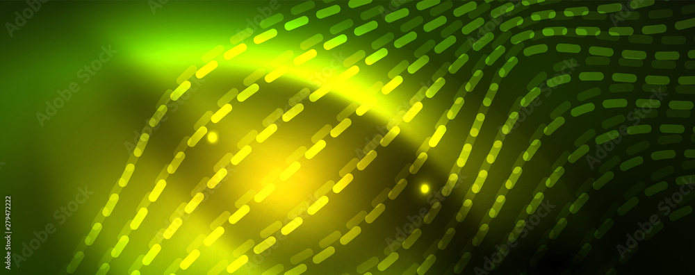 Shiny neon vector wave line abstract background, motion concept Shiny neon vector wave line abstract background, motion concept