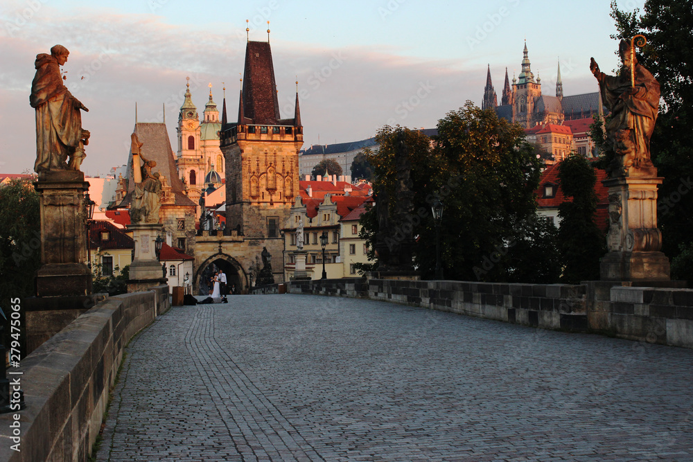 Naklejka premium Charles bridge in Prague
