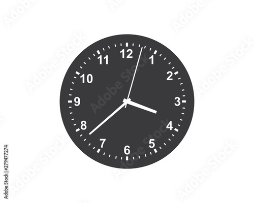 clock,time logo icon illustration design vector