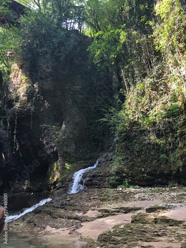 водопад, каньон, ущелье