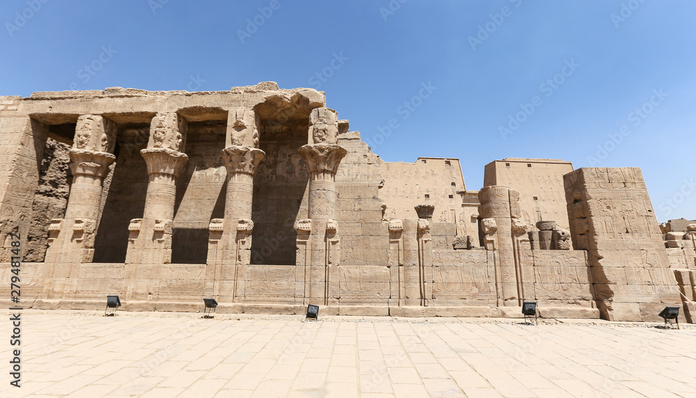Building in Edfu Temple, Edfu, Egypt