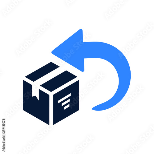 Box, delivery, easy returns, return Icon