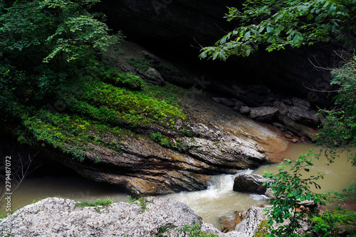 mountain river Kurdzhips. Russia, Mezmay