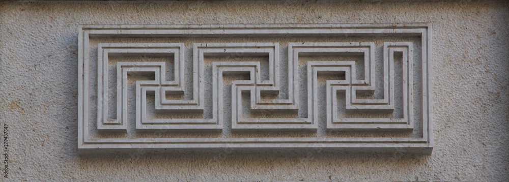 double meander makes swastica as decoration in a house spain double meander makes swastica as decoration in a house spain