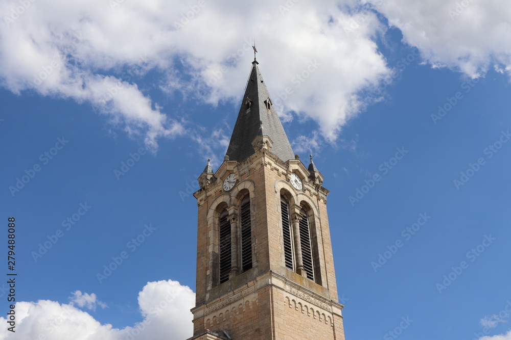 Eglise Saint Vincent, village de Villé Morgon