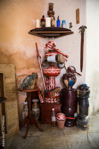 santeria religion altar in cuba