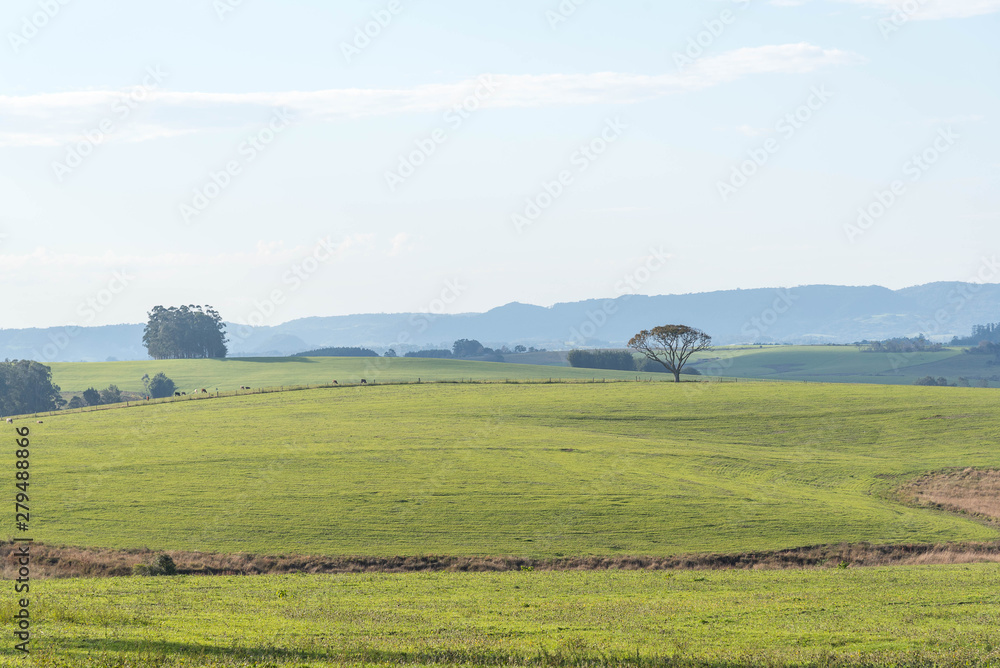 Rural landscape in agropastoral production areas. Fields in fallow 02