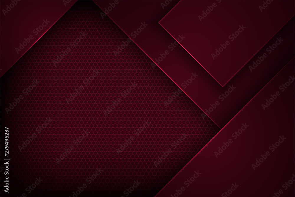 Dark red abstract vector background with overlapping characteristics. Dark red abstract vector background with overlapping characteristics.