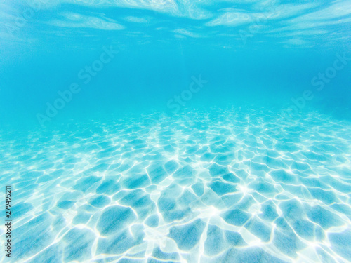 tropical blue ocean underwater background - luxury nature pattern © Melinda Nagy
