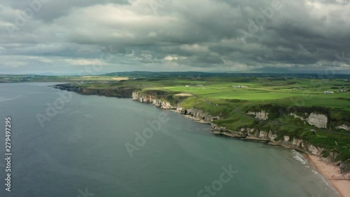 Wallpaper Mural Portrush County Antrim Irish countryside aerial Torontodigital.ca