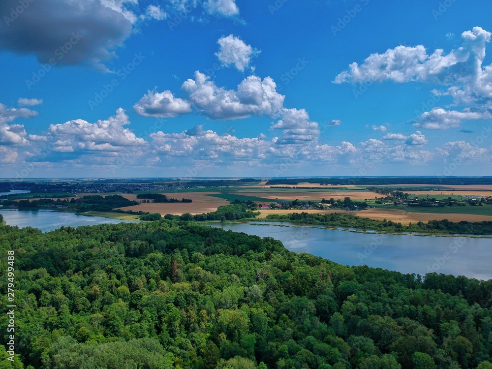 Obraz premium panoramic view of an island