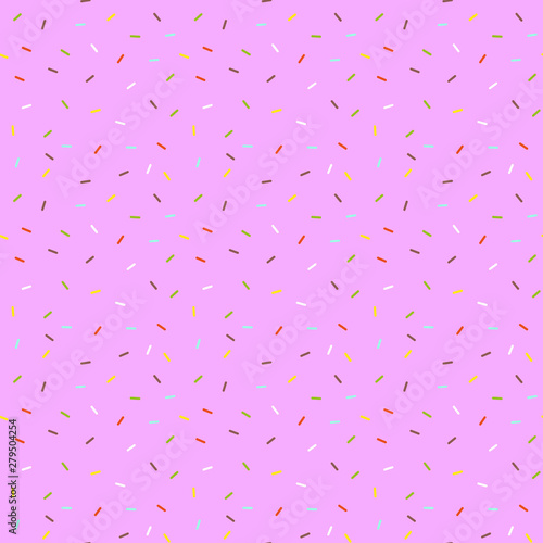 Seamless pattern with pink donut glaze.