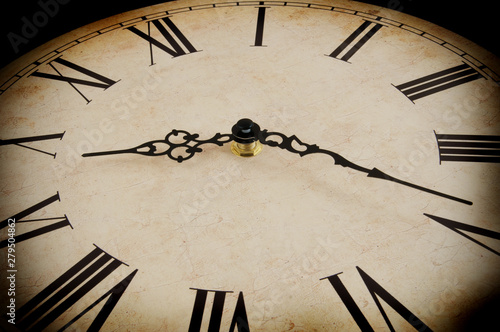 Tableau sur toile Close up of vintage clock