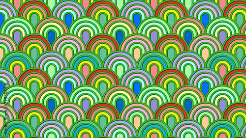 seamless pattern with circles