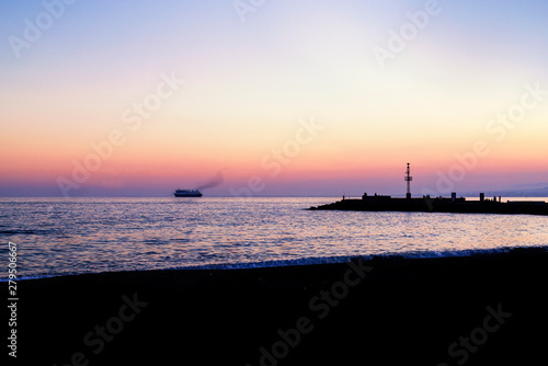 Stunning Sunset Beach Andalusia photo