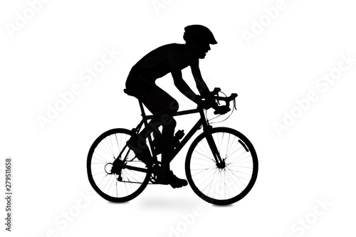 Fototapeta Naklejka Na Ścianę i Meble -  Cycling silhouette