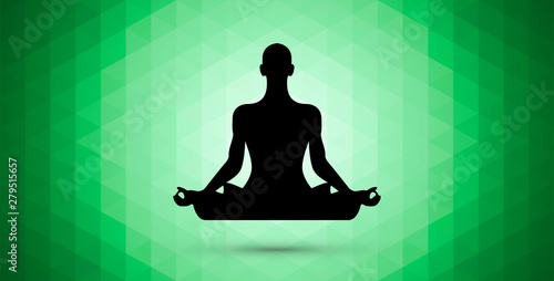 meditazione, yoga, fiore di loto