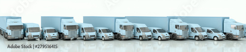 international shipping and delivery of goods, 3d illustration