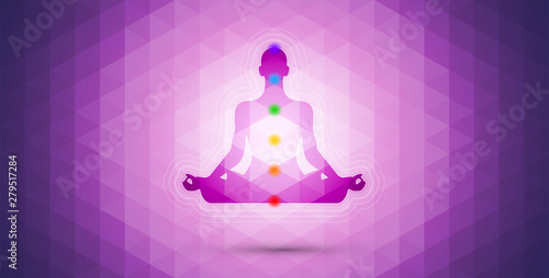 meditazione, yoga, fiore di loto	
