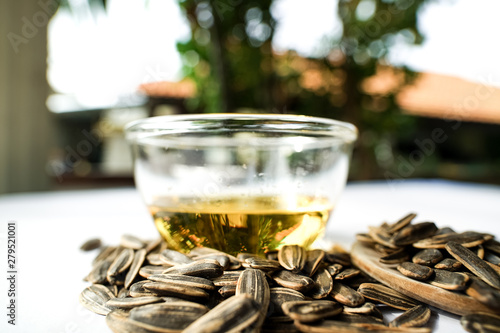 sunflower seeds and sunflower oil
