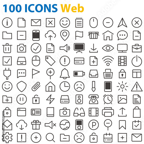 100 ICONS Web photo