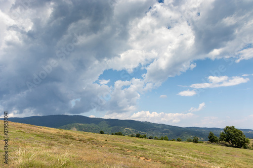 Landscape of Ograzhden Mountain, Bulgaria