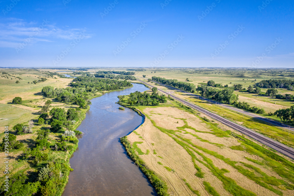 river in Nebarska Sandhills