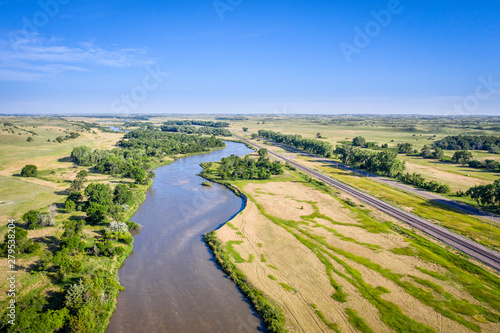 river in Nebarska Sandhills