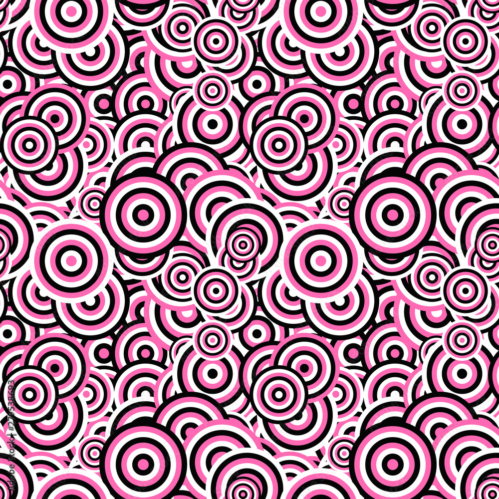Abstractal concentric ring pattern background - vector design