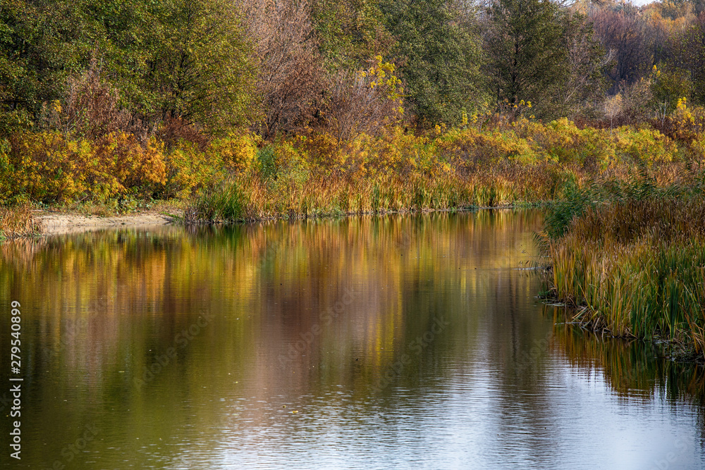 Autumn landscape on a nice sunny day Autumn landscape on a nice sunny day