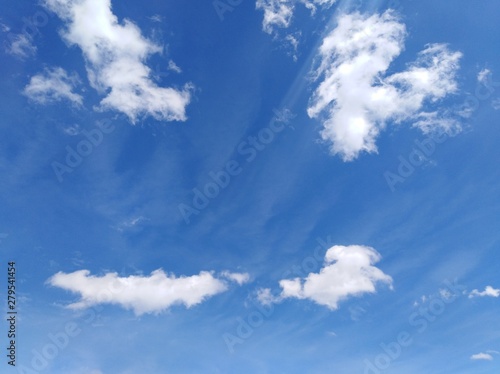 blue sky with clouds