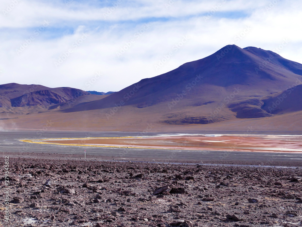 Beautiful Mountains Landscape with sky and clouds in Bolivia Beautiful Mountains Landscape with sky and clouds in Bolivia