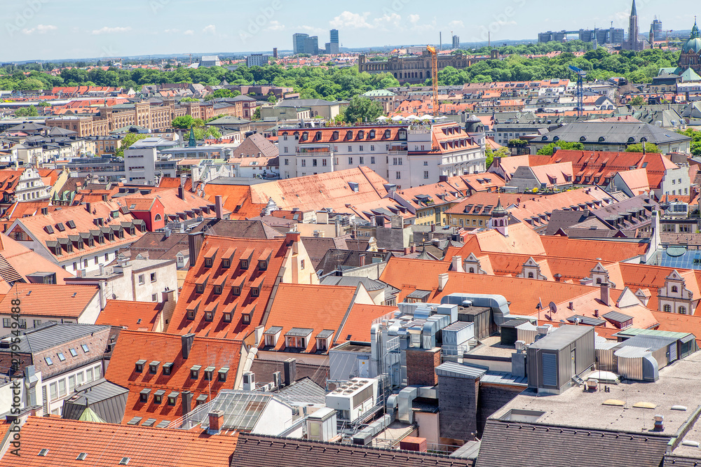 view of Munich from above