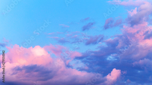 Pink clouds sky © AlexanderZam