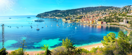 Resort town Villefranche sur Mer. French Riviera, Cote d'Azur, France