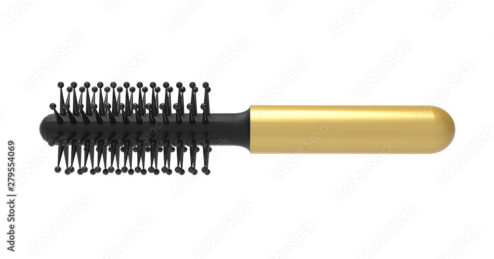 Comb isolated on white 3D Rendering Comb isolated on white 3D Rendering