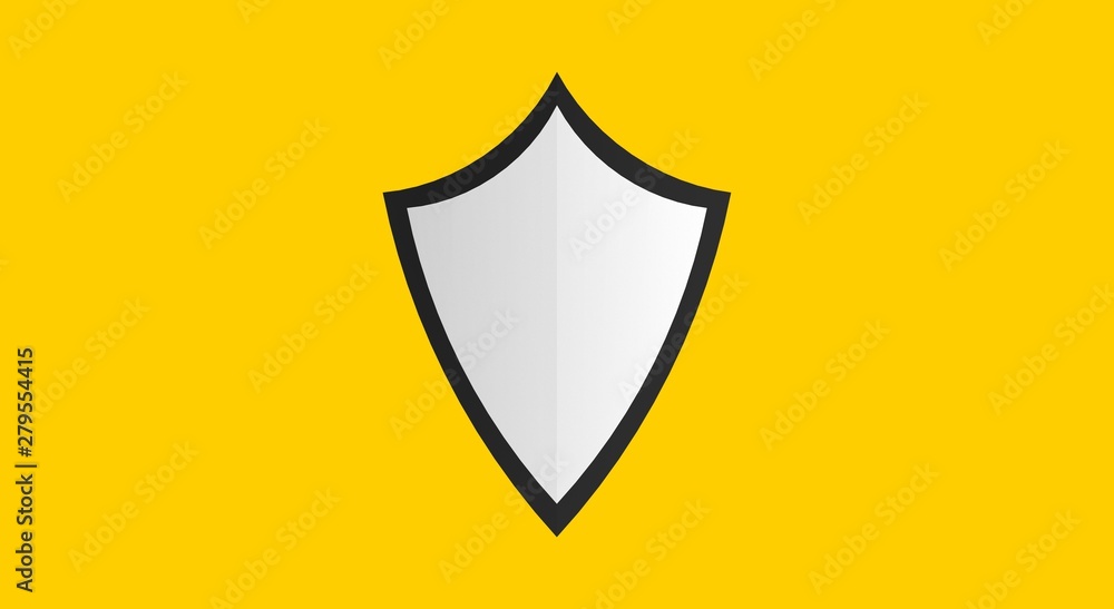 Shield For Safe 3D Rendering Object Shield For Safe 3D Rendering Object