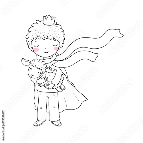 The Little Prince.A fairy tale about a boy, a rose, a planet and a fox.