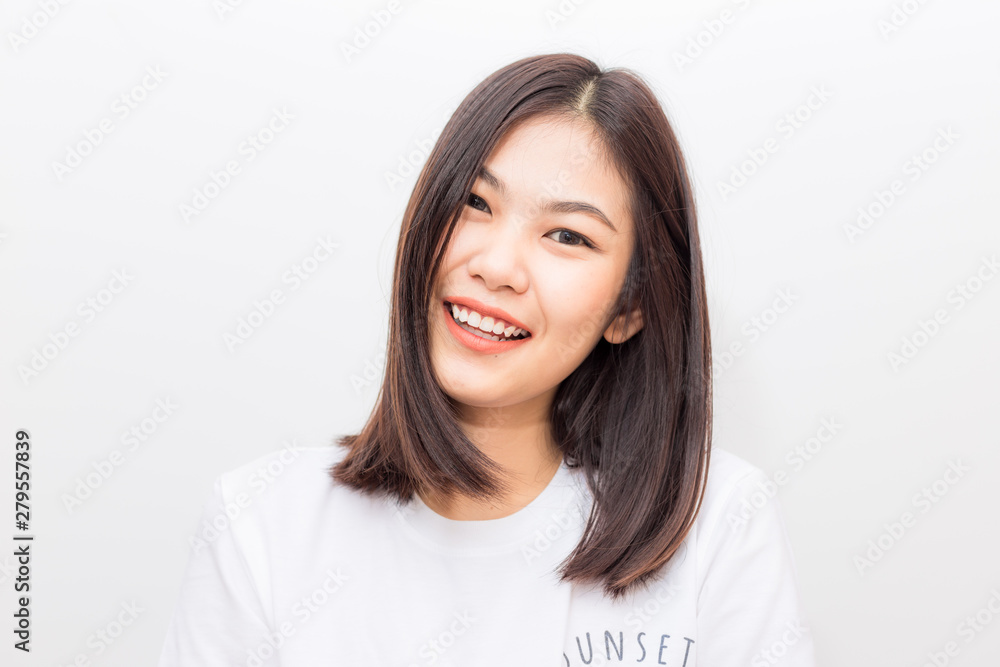 Portrait of beautiful smiling asian women Portrait of beautiful smiling asian women