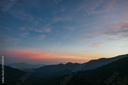 Sky during sunrise