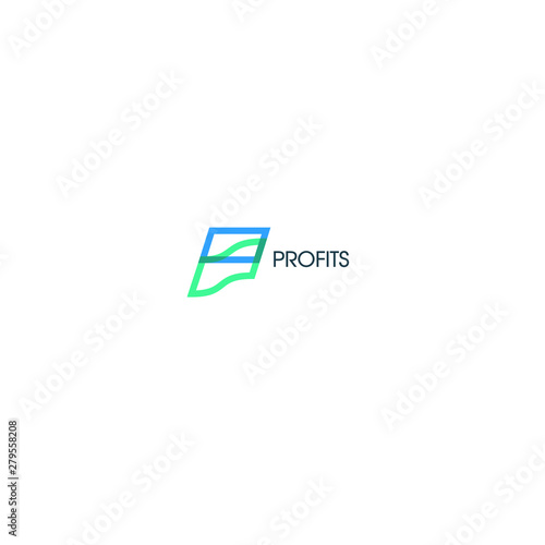 best original logo designs inspiration and concept for digital PROFITS by sbnotiono