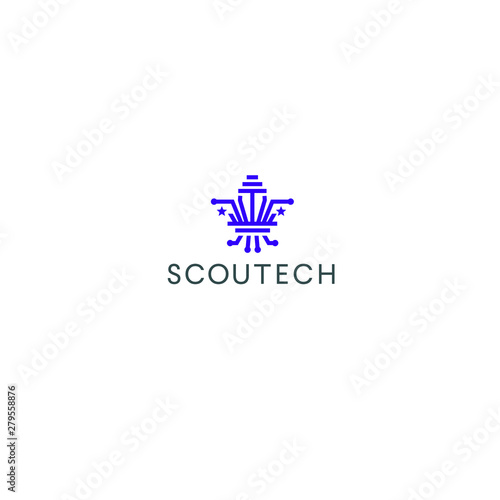 best original logo designs inspiration and concept for scout technology by sbnotion