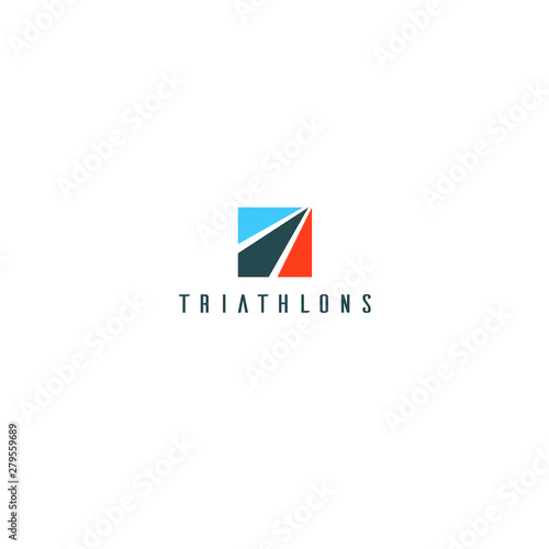 best original logo designs inspiration and concept for triathlons sport game by sbnotion